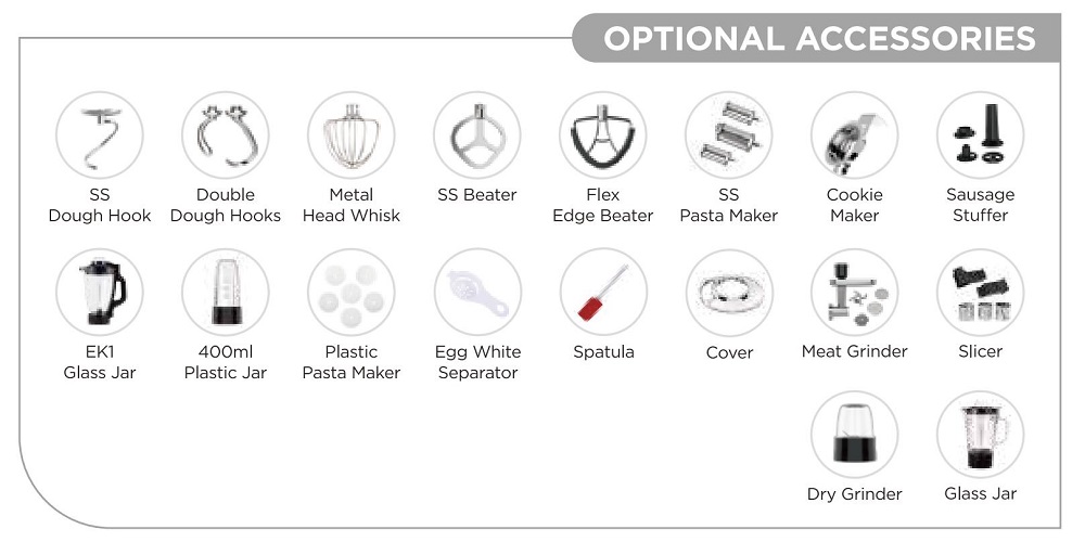 Multi-Size Kitchen Electric Stand Mixer