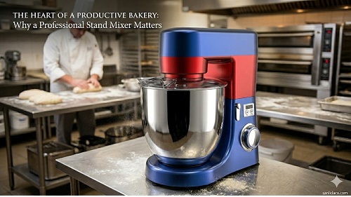 Why is a professional stand mixer the heart of a productive bakery?